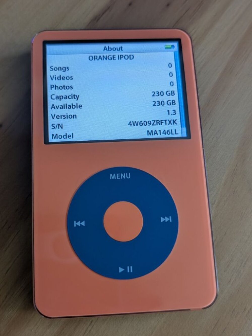 refurbished iPod classic 5th generation 230G